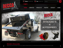 Tablet Screenshot of deccaindustries.com